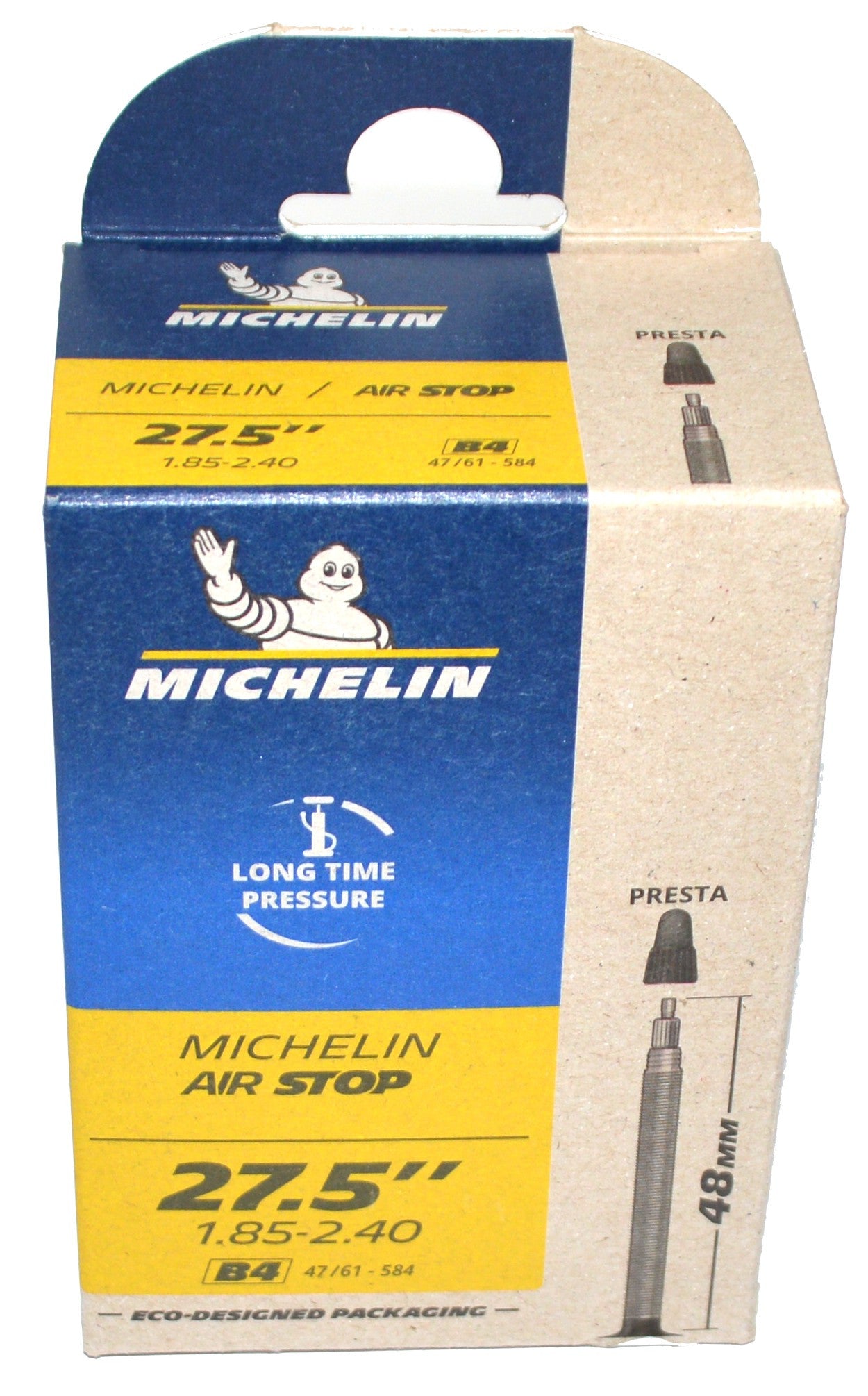 CHAMBRE A AIR Michelin B4 AIRSTOP 47/61x584 FV 48mm 27.5