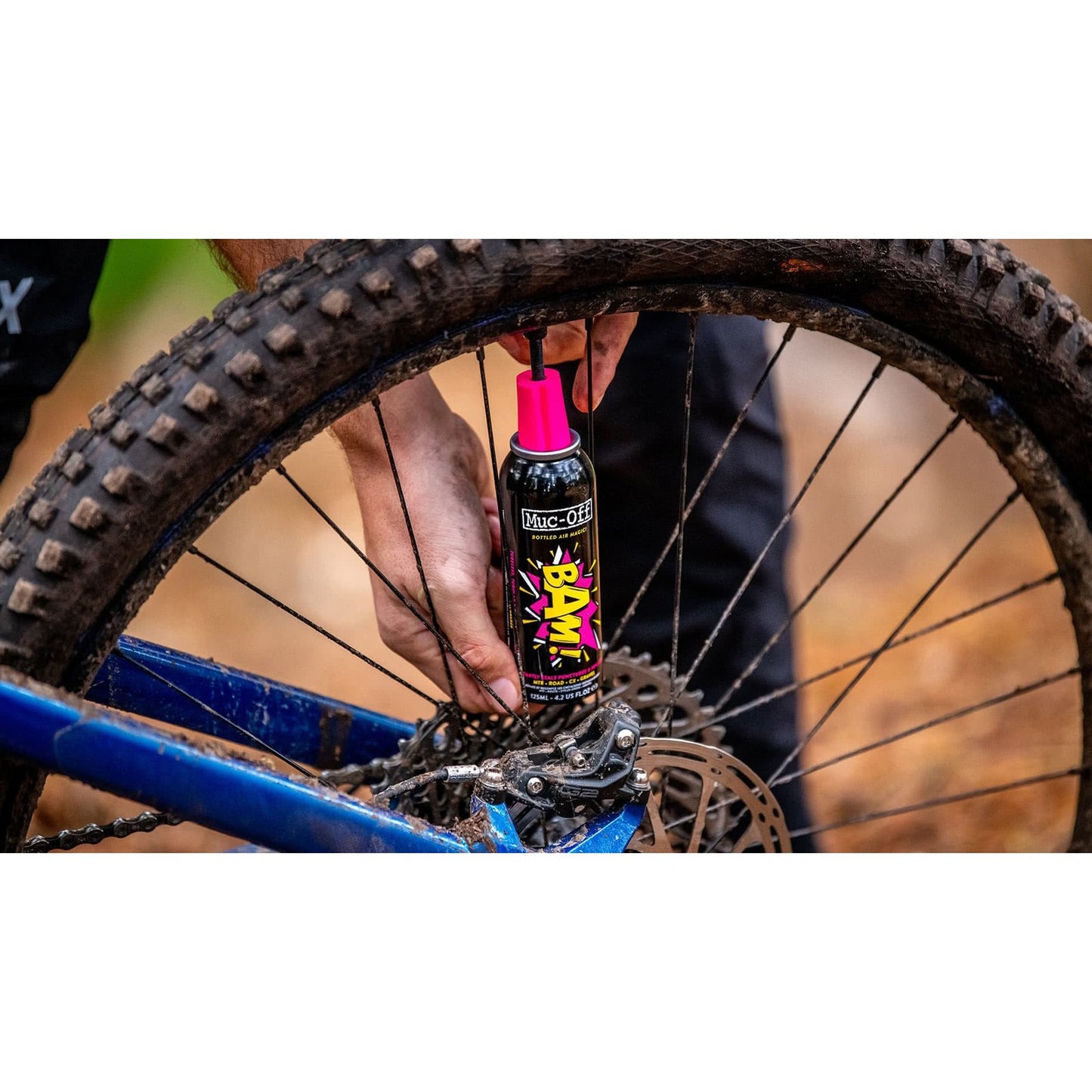 Muc-Off Produits d'Étanchéité - B.A.M! Inflate & Repair Spray - 125ml