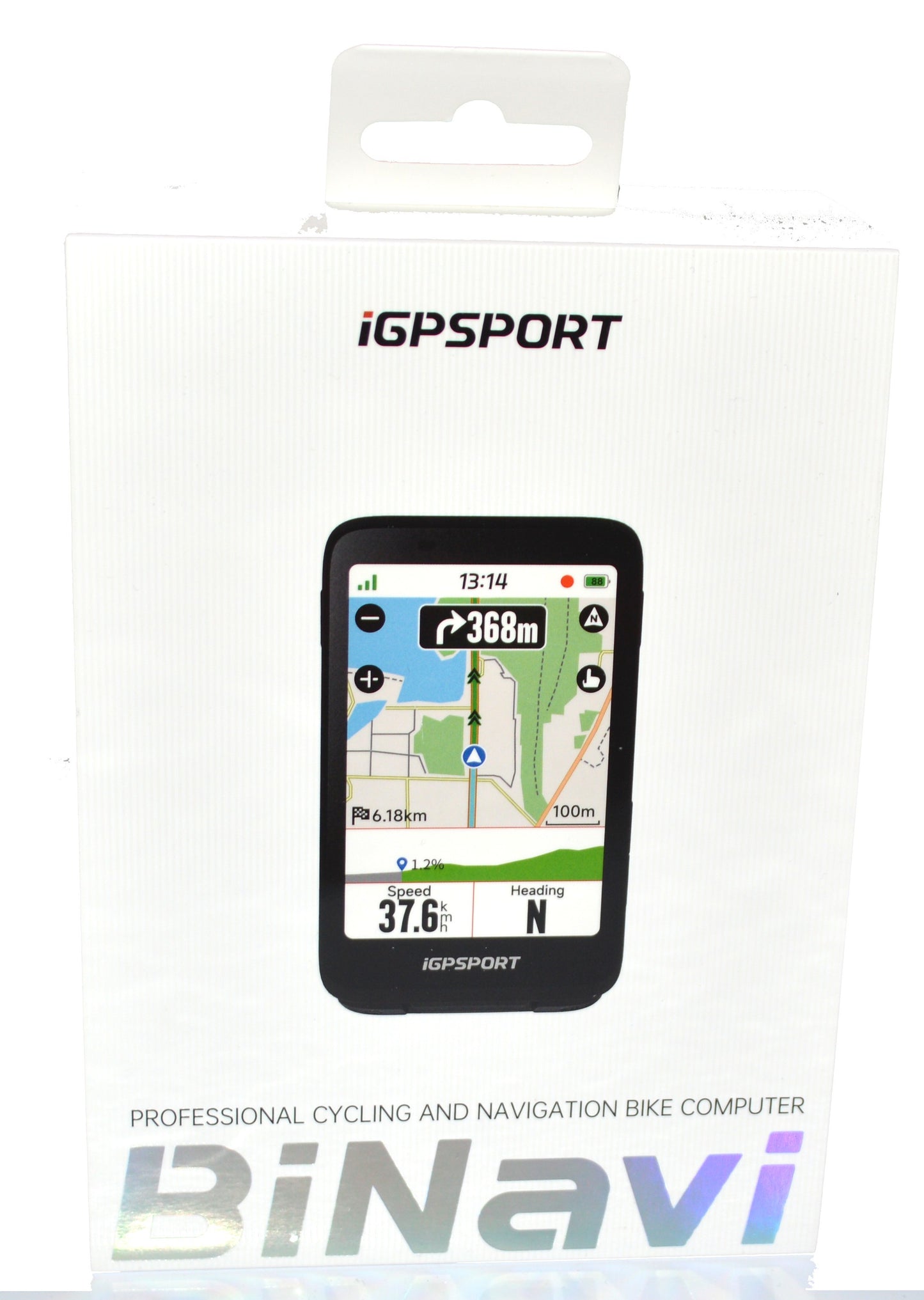 iGPSport BiNavi Black - Compteur GPS Vélo Navigation Avancée