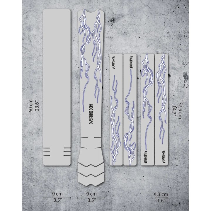 Sticker de cadre Eclair Blue