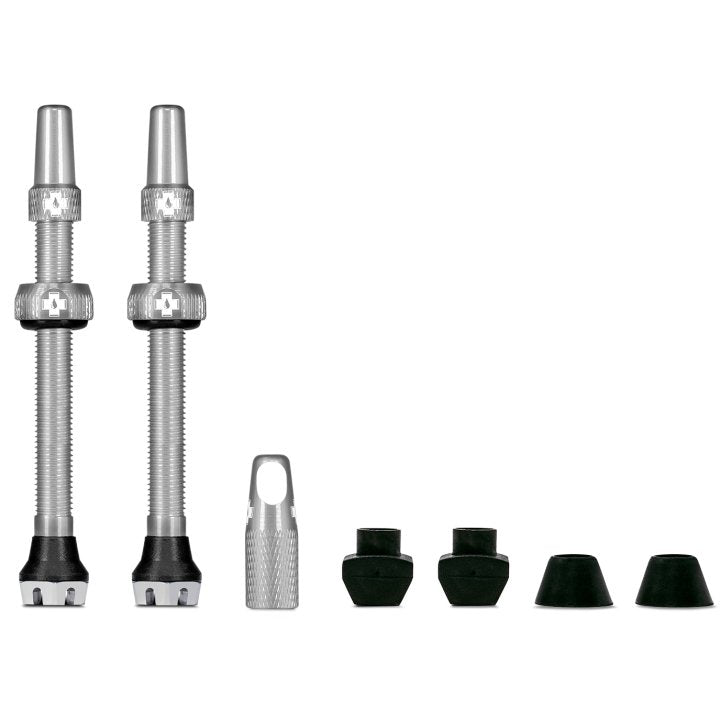 JEU VALVES MUC-OFF V2 TUBELESS 60 mm ARGENT