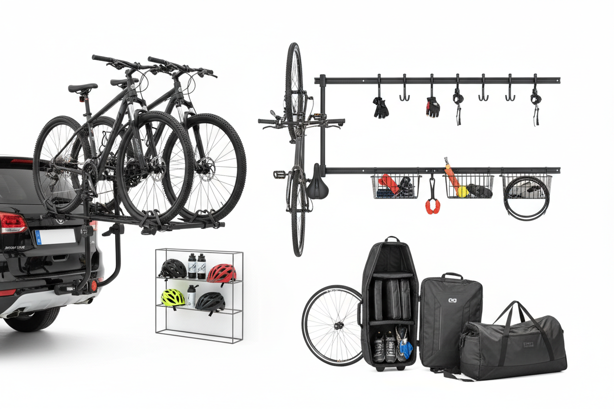 ACCESSOIRES TRANSPORT ET RANGEMENT VELO