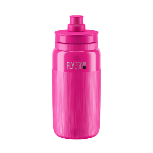 Elite Bidon FLY TEX - Clear Rose fluo 550ml