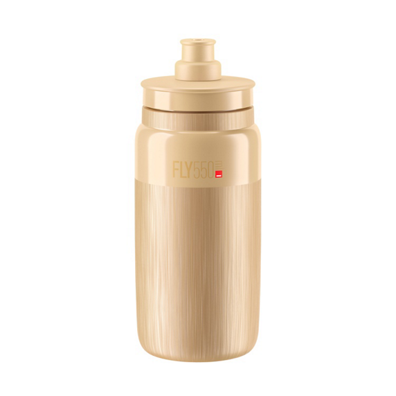 BIDON ELITE FLY BEIGE MARRON LOGO 550 ml