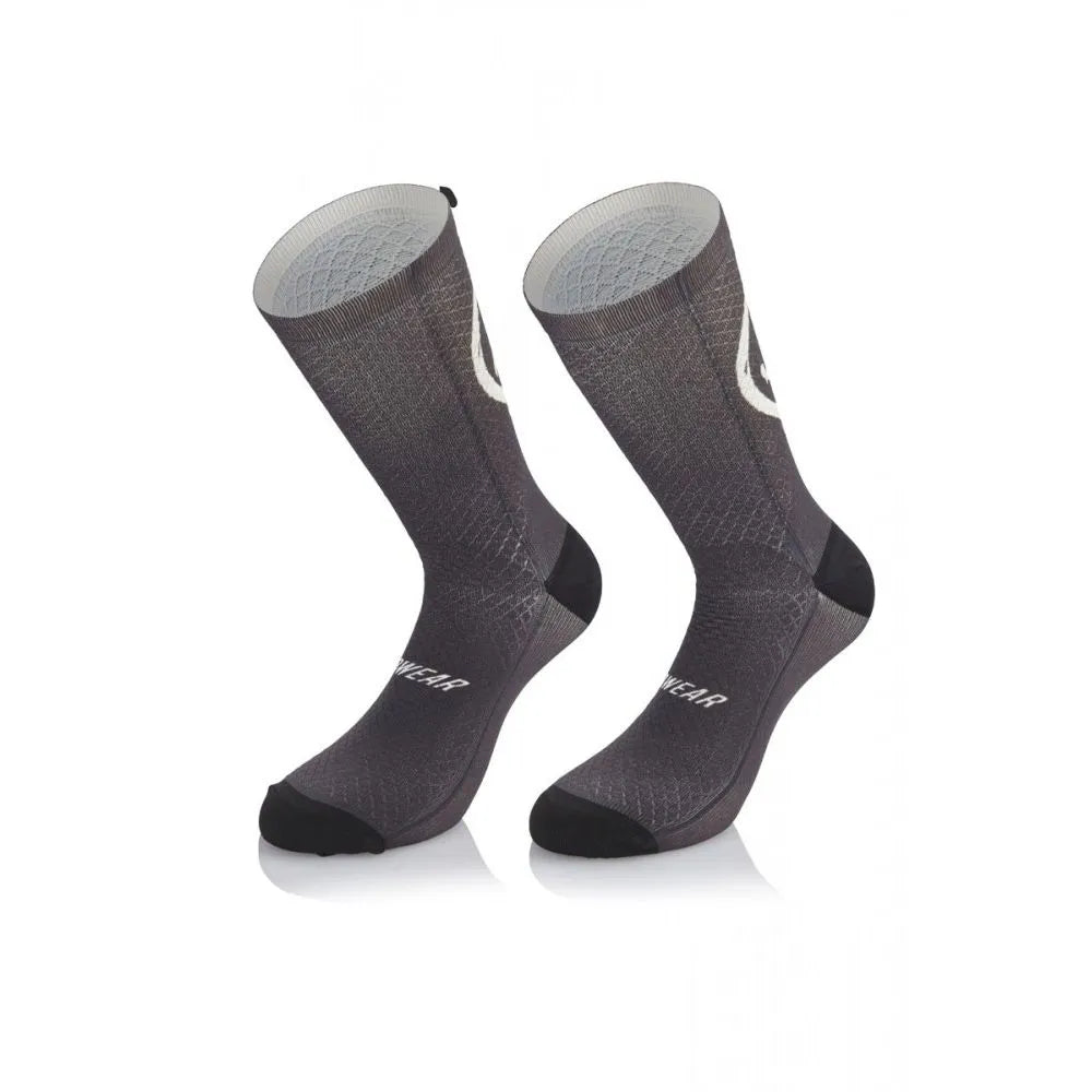 Chaussettes vélo MB Wear Smile – Noir | Taille L/XL