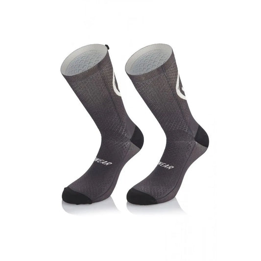 Chaussettes vélo MB Wear Smile – Noir | Taille L/XL