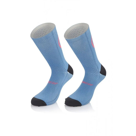 Chaussettes vélo MB Wear Smile – Bleu | Taille S/M