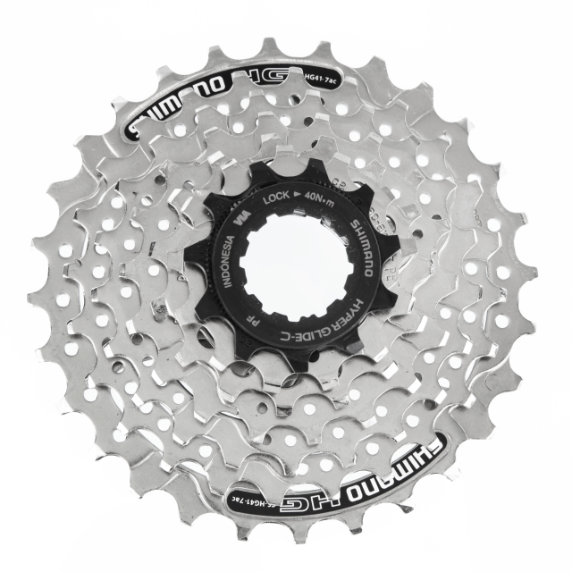 CASSETTE 7V. SHIMANO HG41 11-28 (11-13-15-18-21-24-28)