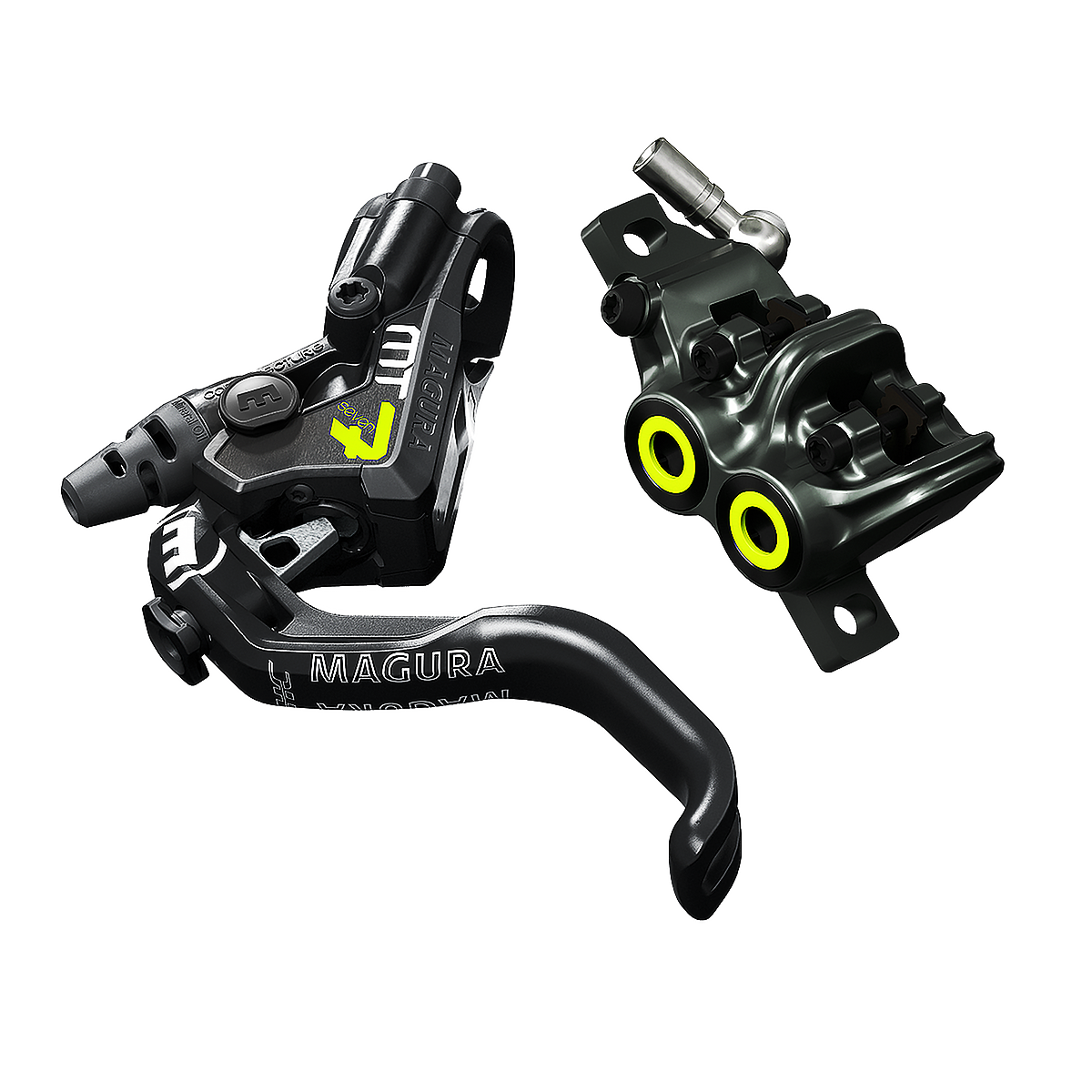 MT7 PRO, levier 1 doigt HC, pour frein avant ou arrière, durite de 2.200 mm, contient un frein, accessoires inclus (UE = 1 pc)