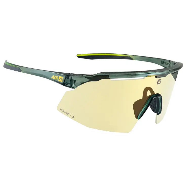 Lunettes de Soleil AZR Iseran Crystale Army Vernie Irisé Gold