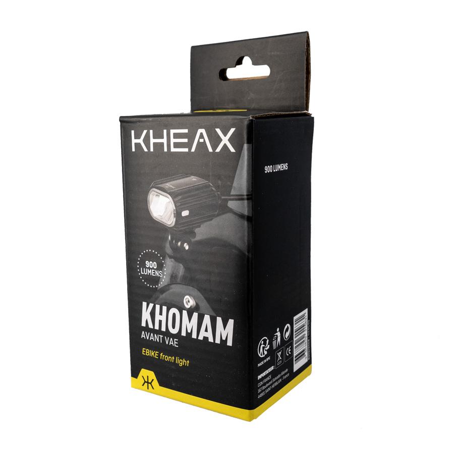 Éclairage vélo avant KHEAX KHOMAM 900L, projecteur e-bike/VAE