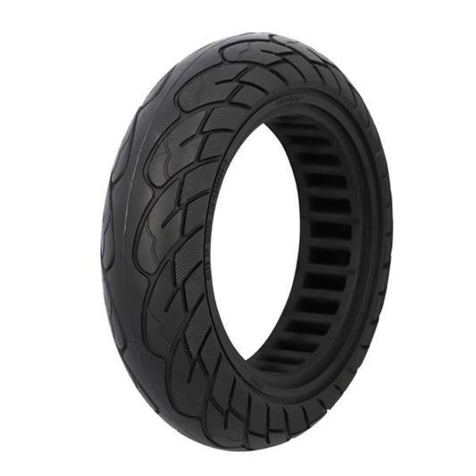 Pneu Trottinette Électrique 10"x2.5 Alvéolé Anti-Crevaison Noir