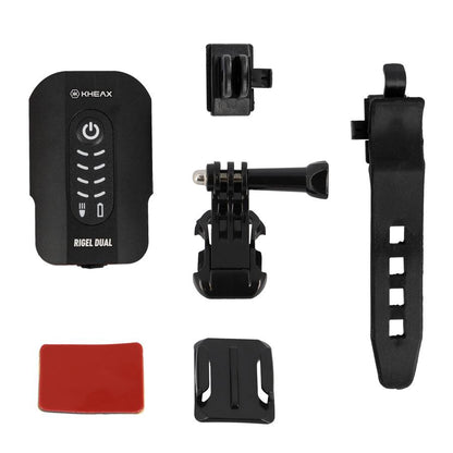 Éclairage vélo avant/arrière KHEAX RIGEL DUAL 600L USB-C