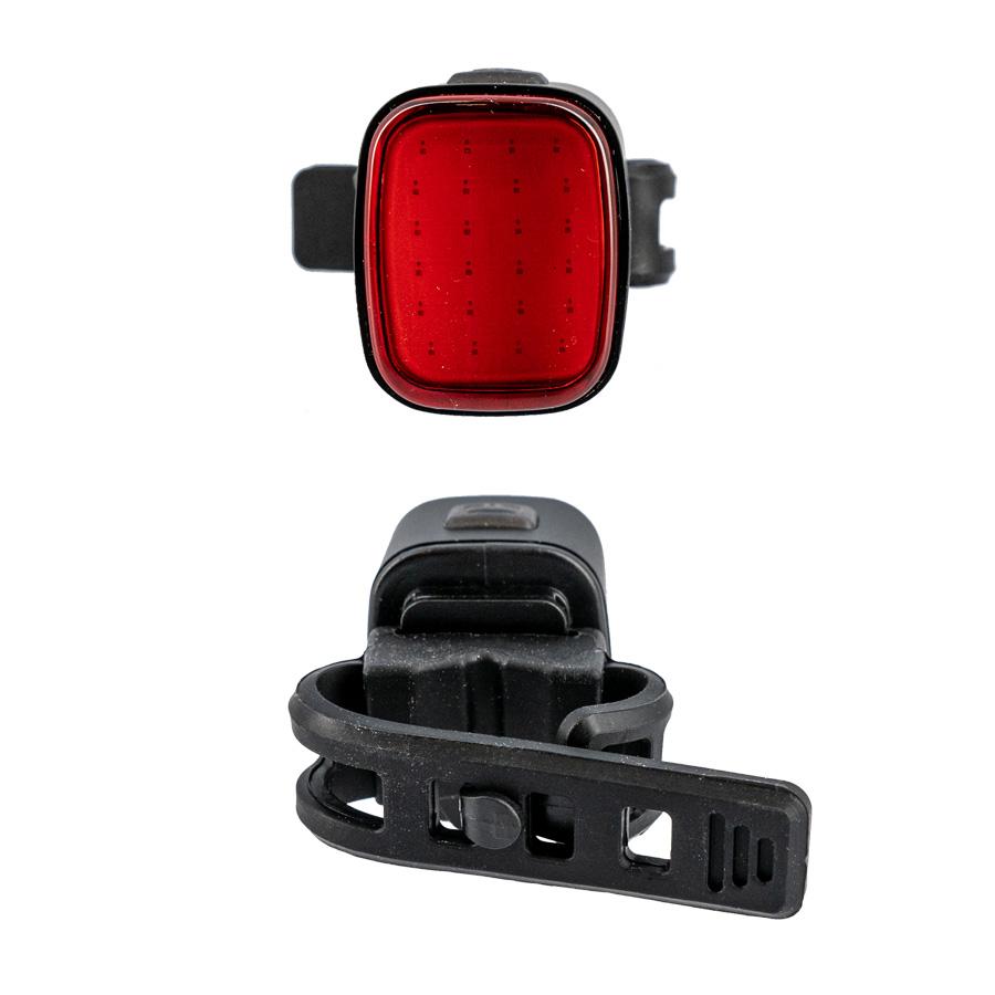 Éclairage vélo arrière KHEAX MAÏA USB-C, feu stop automatique