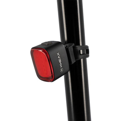 Éclairage vélo arrière KHEAX MAÏA USB-C, feu stop automatique