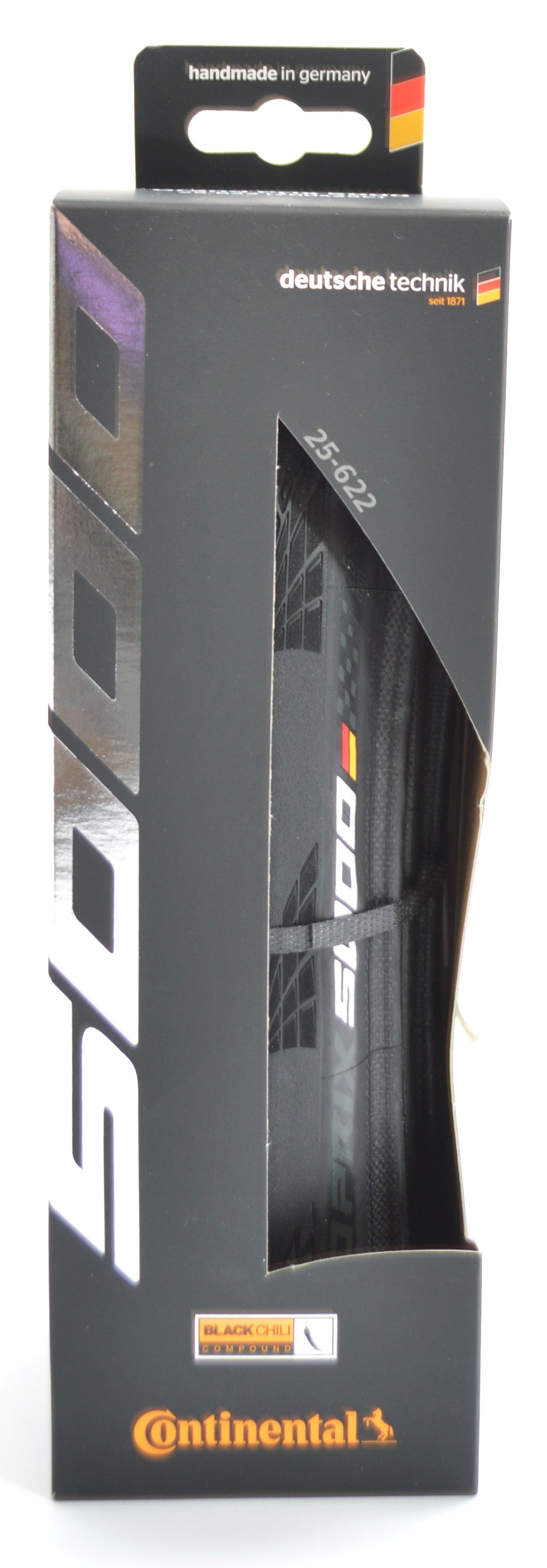 25-622 Grand Prix 5000 noir/noir pliable 700 x 25C Vectran Breaker