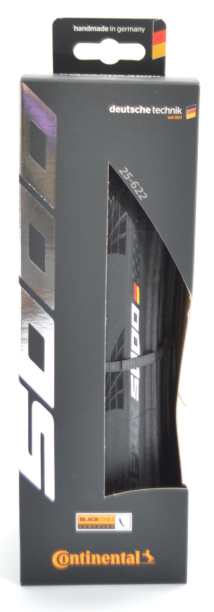 25-622 Grand Prix 5000 noir/noir pliable 700 x 25C Vectran Breaker