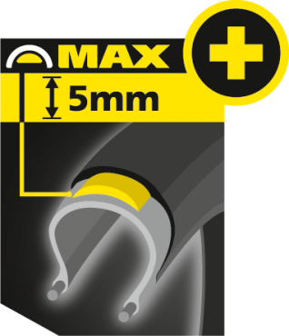 Michelin Protek Cross Max 700x40C (42-622) TR Renforcé 5mm Réflecteur - Trekking E-Bike