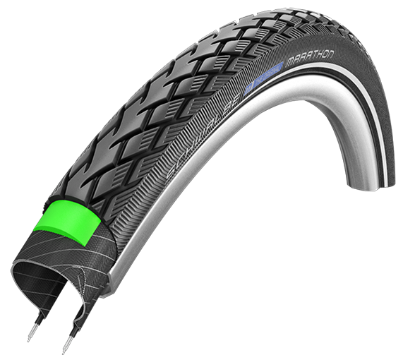 Schwalbe Marathon 700x44C (44-622) TR GreenGuard 3mm - Pneu Touring E-Bike