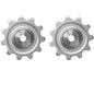 GALET CERAMIQUE 11T SILVER