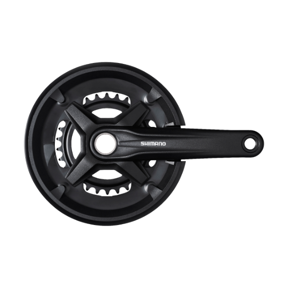 SHIMANO Pédalier FC-MT210-2 2-PIECE PEDALIER 9 vitesses 170,0 mm 46-30T Noir Sans pièces de boîtier de pédalier Sans CG