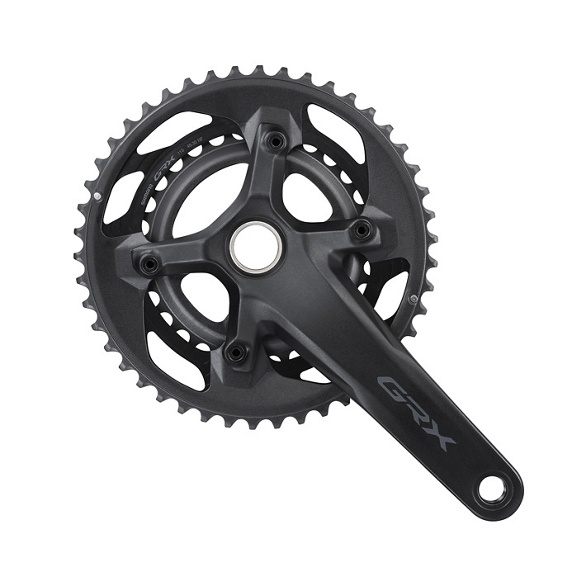SHIMANO GRX Pédalier FC-RX600-11 2-PIECE CRANKSET 11 vitesse 172,5 mm 46-30T Série couleur Sans pièces de boîtier de pédalier Sans CG