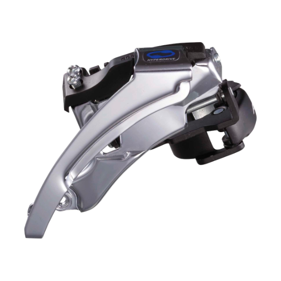 SHIMANO ALTUS Dérailleur avant FD-M3106-SET Triple TOP SWING (34,9 mm avec adaptateur 31,8 mm et 28,6 mm)