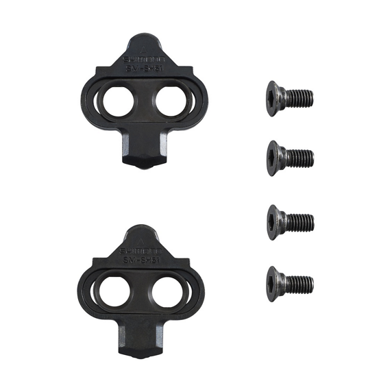SHIMANO Jeu de cales SM-SH51 pour mode de déclenchement simple (paire) sans écrou de cale