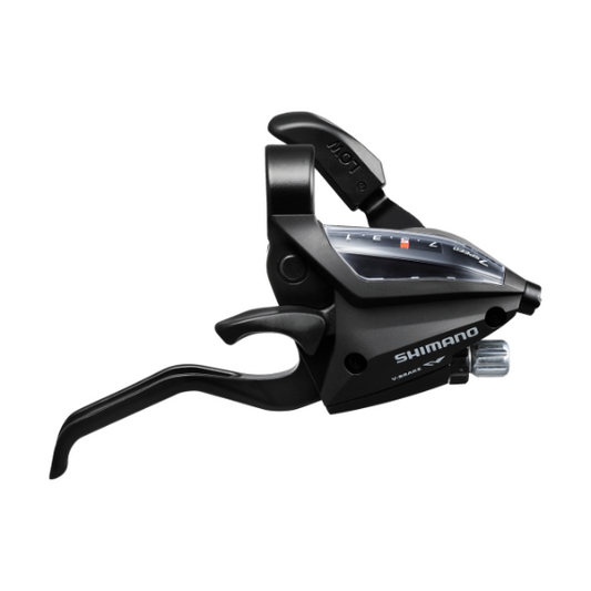 LEVIER FREIN/SHIFT SHIMANO ST-EF500 DROITE V-BRAKE 7V.2050 mm NOIR 2 DOIGTS