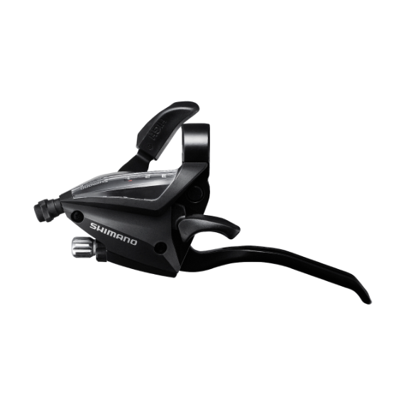 LEVIER/MANETTE VTT SHIMANO STEF500 GAUCHE 3V. NOIR POUR FREIN V-BRAKE 4 DOIGTS