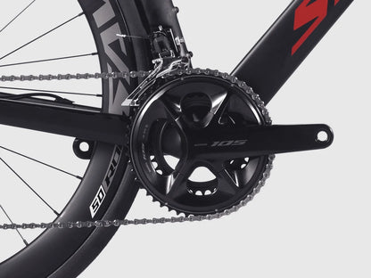 Vélo de route carbone grande taille Shimano 105 2x12