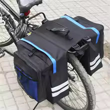 Sacoche Double Face Porte-Bagages Vélo - Sac de Coffre VTT Route Voyage