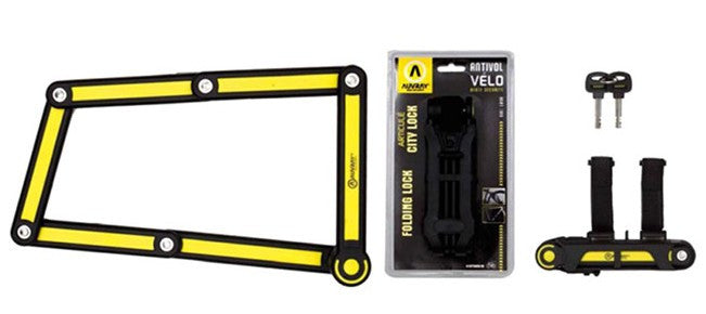 Antivol Articulé City Lock 85cm avec Support