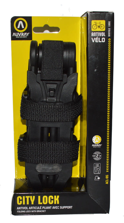 Antivol Articulé City Lock 85cm avec Support