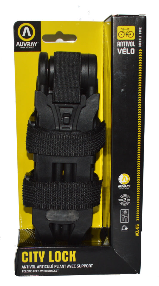 Antivol Articulé City Lock 85cm avec Support