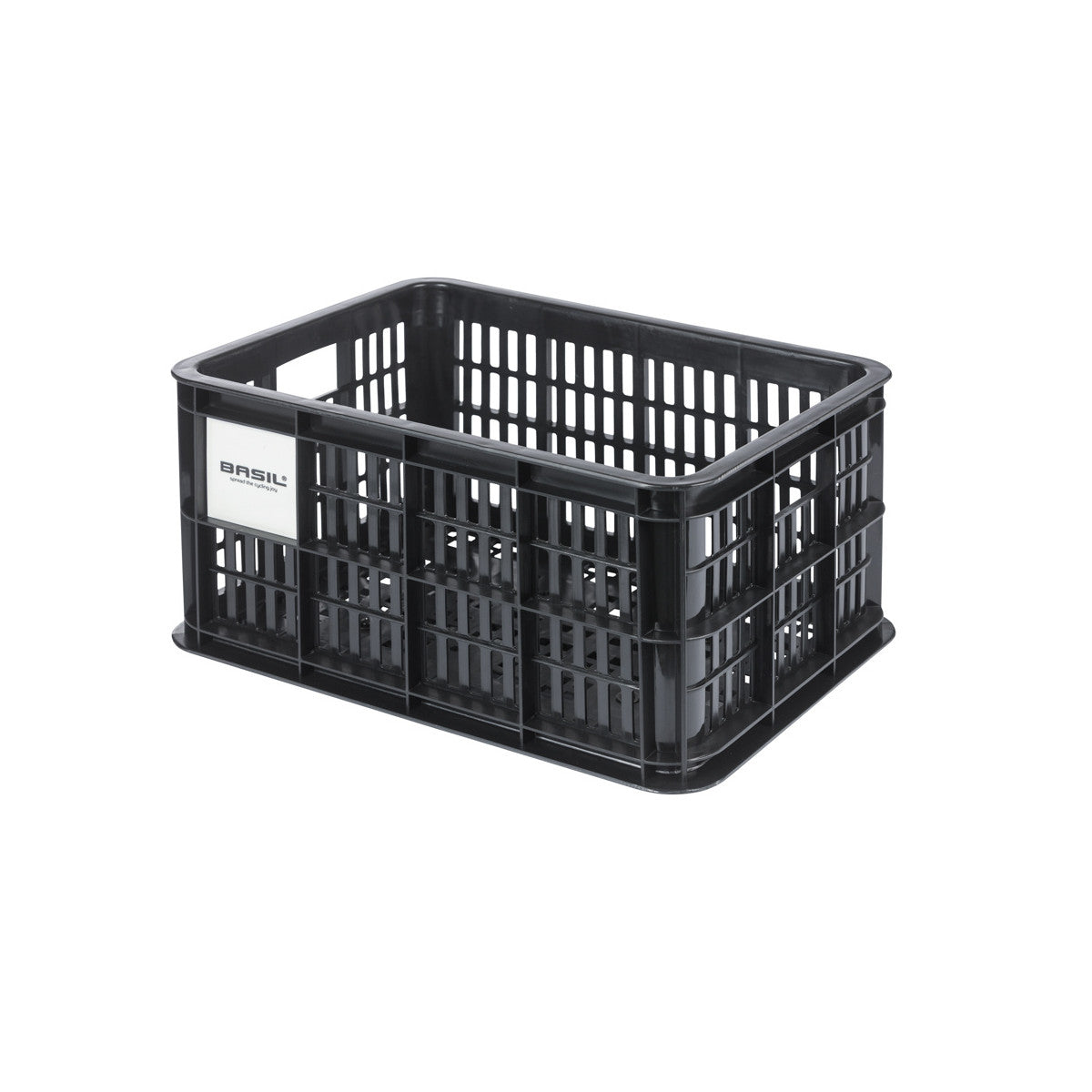 Basil Caisse Vélo Plastique Recyclé MIK S 17.5L - Noir