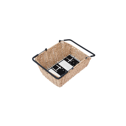Basil Cento Rattan Look Panier Arrière Multisystème NX - Seagrass