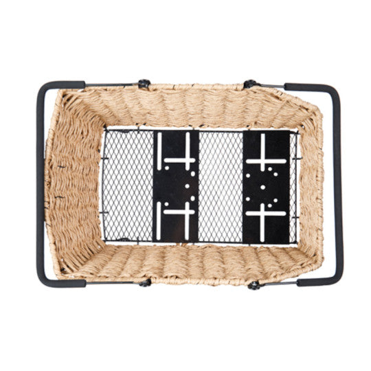 Basil Cento Rattan Look Panier Arrière Multisystème NX - Seagrass
