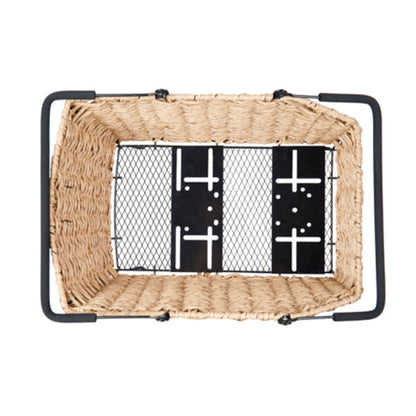 Basil Cento Rattan Look Panier Arrière Multisystème NX - Seagrass