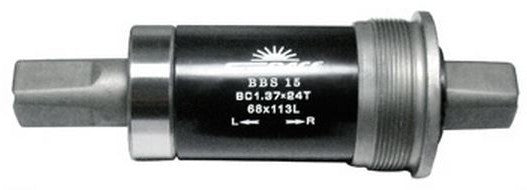 Boitier pédalier 68/122 mm cuvettes acier