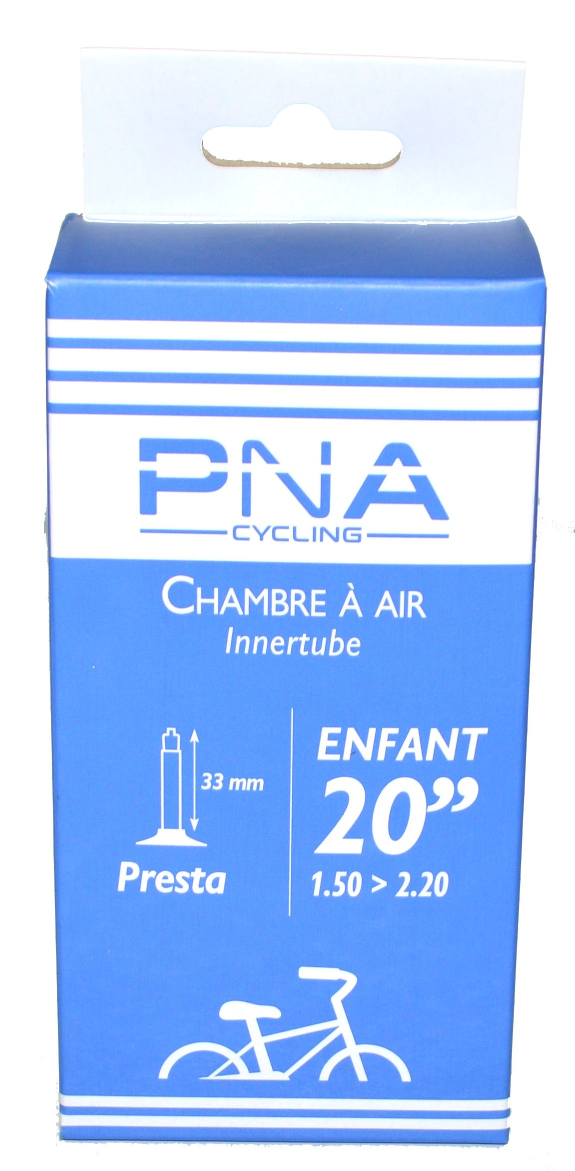 Chambre à Air 20x1.50-2.20 (32/57-406/420) – Valve Presta 33mm – PNA
