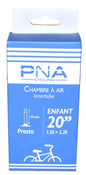 Chambre à Air 20x1.50-2.20 (32/57-406/420) – Valve Presta 33mm – PNA