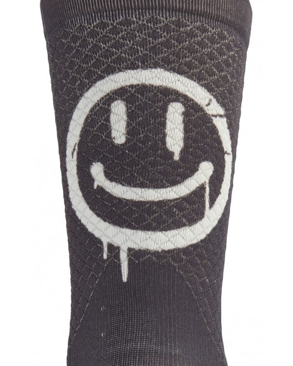 Chaussettes vélo MB Wear Smile – Noir | Taille L/XL