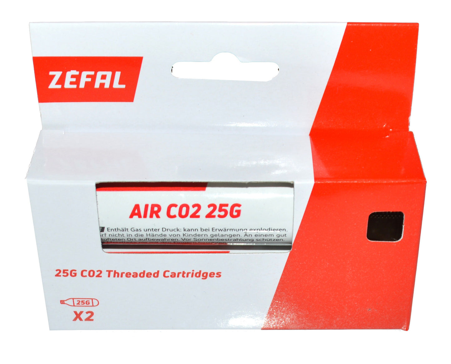 BLISTER 2 CARTOUCHES ZEFAL CO2 AIR 25 g AVEC FILET