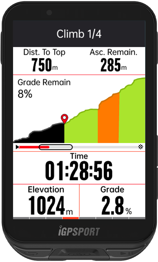 iGPSport iGS800 - Compteur GPS Vélo Tactile 3,5" 50h