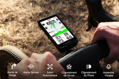 iGPSport BiNavi Black - Compteur GPS Vélo Navigation Avancée