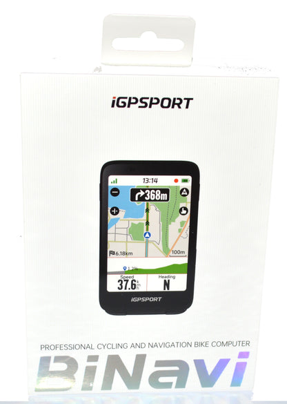 iGPSport BiNavi Black - Compteur GPS Vélo Navigation Avancée
