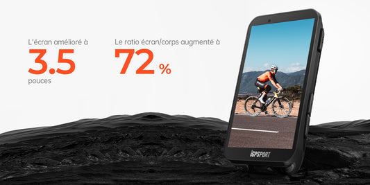 iGPSport iGS800 - Compteur GPS Vélo Tactile 3,5" 50h