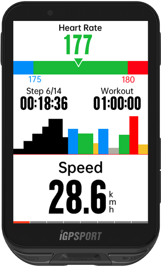 iGPSport iGS800 - Compteur GPS Vélo Tactile 3,5" 50h