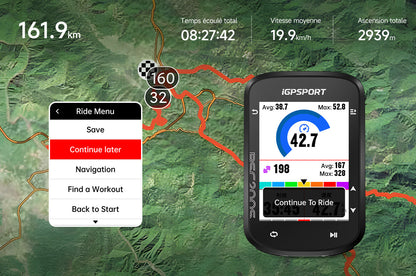 iGPSport BSC200S - Compteur GPS Vélo Écran Couleur 2,4"